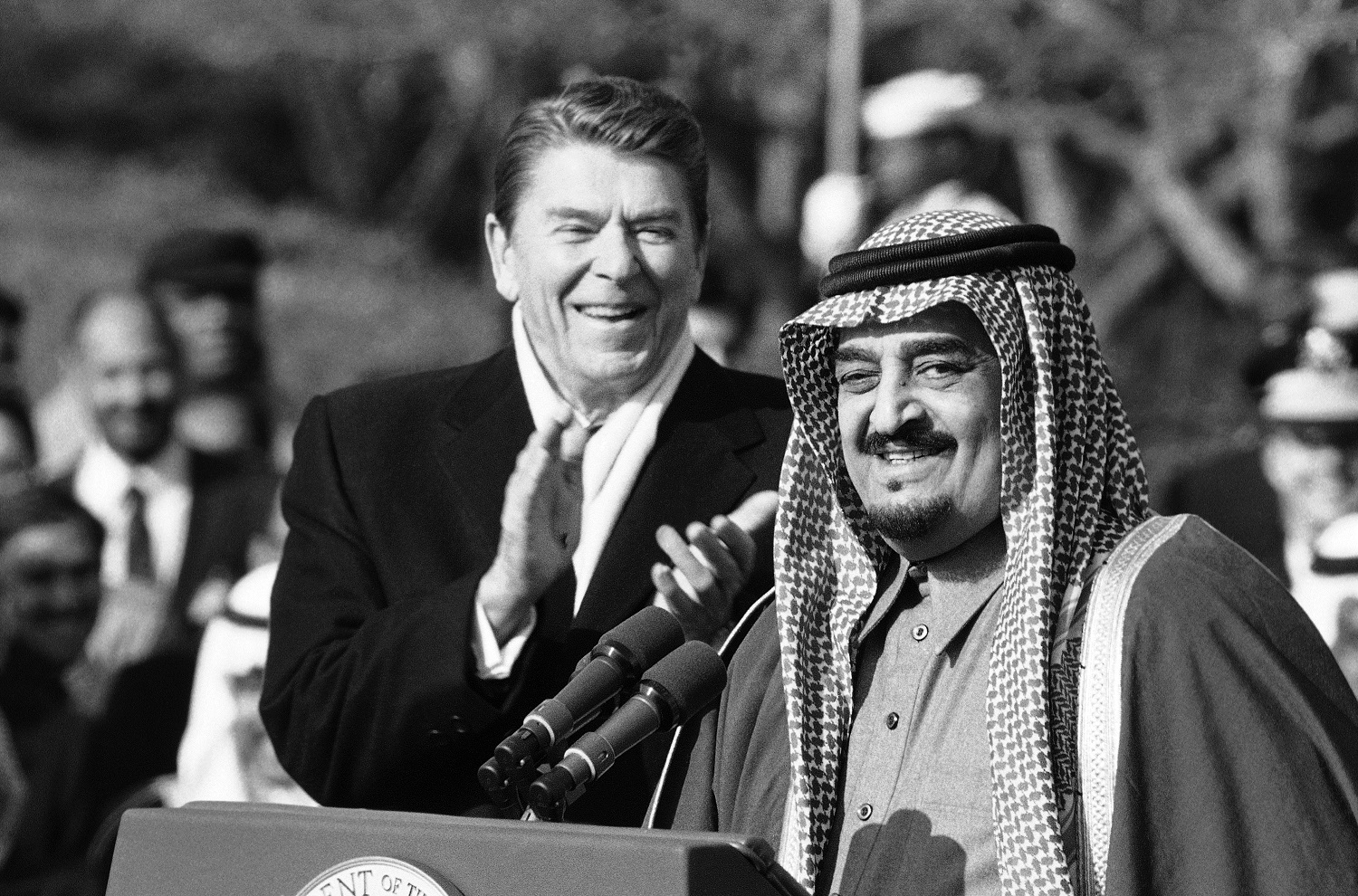 Ronald Reagan, King Fahd